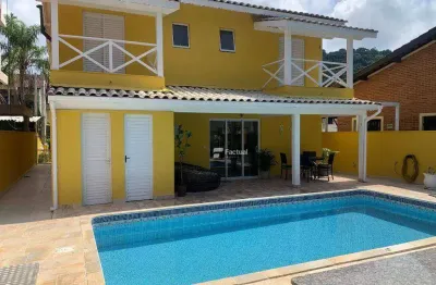 Casa com 3 dormitórios à venda, 198 m² por r$ 1.800.000,00 - pernambuco ii - guarujá/sp