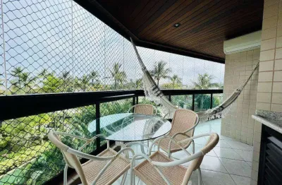 Apartamento com 3 dormitórios para alugar, 111 m²  - riviera módulo 6 - bertioga/sp