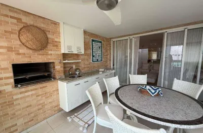 Apartamento com 3 dormitórios à venda, 135 m² - módulo 07 - jequitibás - bertioga/sp