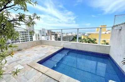 Cobertura com 4 dormitórios à venda, 230 m² por r$ 900.000,00 - enseada - guarujá/sp