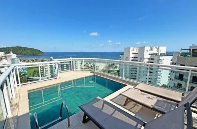 Cobertura com 4 dormitórios à venda, 263 m²  - riviera de são lourenço - bertioga/sp