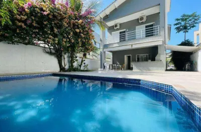 Casa com 5 dormitórios à venda, 218 m² - riviera  de são lourenço - bertioga/sp