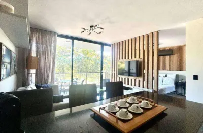 Apartamento com 1 dormitório à venda, 48 m² por r$ 650.000,00 - praia de pernambuco - guarujá/sp