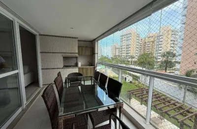 Apartamento com 3 dormitórios à venda, 132 m² - riviera de são lourenço - bertioga/sp