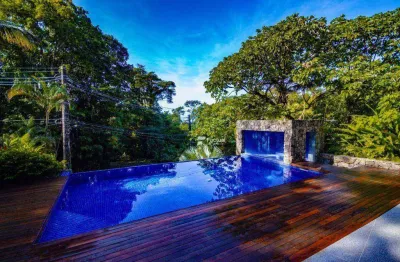 Casa com 5 dormitórios à venda, 900 m² por r$ 9.000.000,00 - são pedro  - guarujá/sp