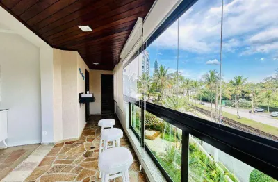 Apartamento com 3 dormitórios à venda, 117 m² - riviera de são lourenço - bertioga/sp