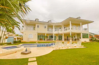 Casa com 6 dormitórios para alugar, 1200 m² por r$ 48.000,00/mês - marina guarujá - guarujá/sp