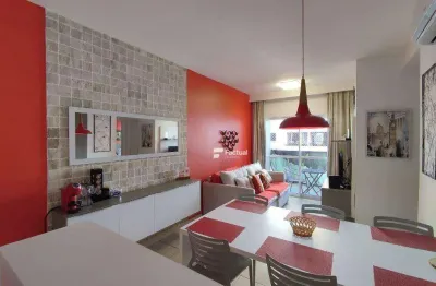 Apartamento com 2 dormitórios à venda, 59 m² por r$ 420.000,00 - enseada - guarujá/sp
