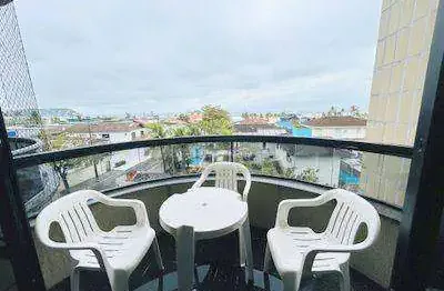 Apartamento com 3 dormitórios à venda, 120 m² por r$ 430.000,00 - enseada - guarujá/sp