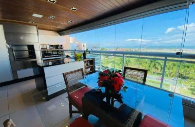 Apartamento com 4 dormitórios à venda, 215 m² por r$ 2.700.000,00 - central park - guarujá/sp
