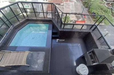Apto duplex com varanda gourmet a venda na praia de pitangueiras - guarujá - sp
