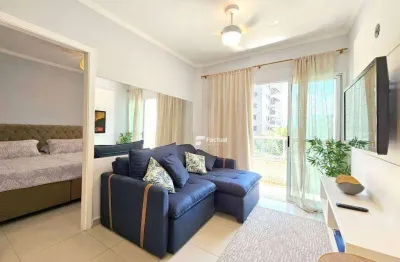Apartamento com 1 dormitório à venda, 38 m² - riviera  de são lourenço  - bertioga/sp