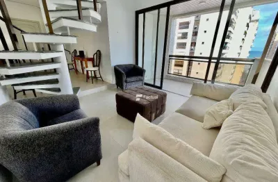 Cobertura com 5 dormitórios à venda, 216 m² por r$ 1.400.000,00 - pitangueiras - guarujá/sp