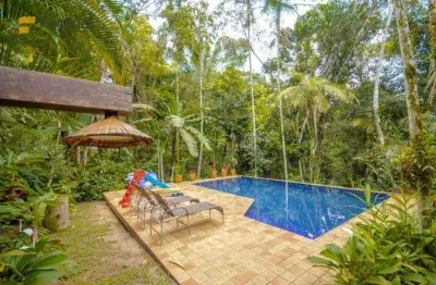 Casa com 5 dormitórios para alugar, 400 m² por r$ 44.227,00/mês - iporanga - guarujá/sp