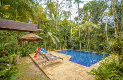 Casa com 5 dormitórios para alugar, 400 m² por r$ 39.527,00/mês - iporanga - guarujá/sp