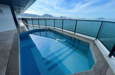 Apartamento com 4 dormitórios à venda, 364 m² por r$ 5.000.000,00 - astúrias - guarujá/sp