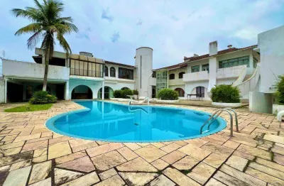 Casa com 7 suítes à venda ou locação anual por r$16.450,00 na praia da enseada - guarujá/sp