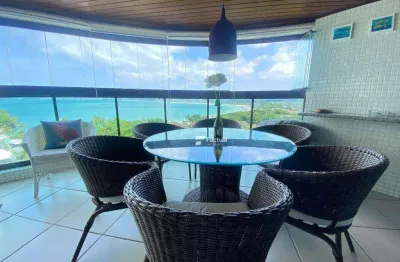 Apartamento com 4 dormitórios à venda, 224 m² por r$ 3.000.000,00 - tortugas - guarujá/sp