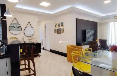 Apartamento com 3 dormitórios à venda, 86 m² por r$ 600.000,00 - pitangueiras - guarujá/sp