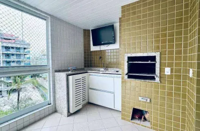 Apartamento com 4 dormitórios para alugar, 110 m² por r$ 3.000,00/dia - riviera de são lourenço - bertioga/sp