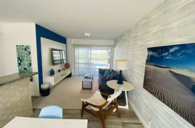 Apartamento mobiliado para locação anual em guarujá - central park.