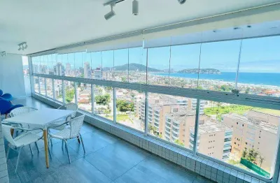 Apartamento com 3 dormitórios para alugar, 111 m² por R$ 9.500,00/mês - Central Park - Guarujá/SP