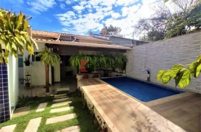 Casa no bairro lundcea - 03 quartos com suíte e piscina!!