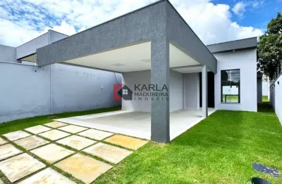 Novo santos dumont - casa 03 quartos, com piscina e lote de 500 m²