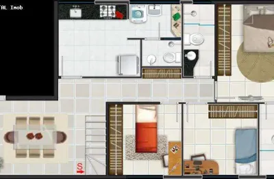 Apartamento com área privativa para venda em belo horizonte, alto barroca, 3 dormitórios, 1 suíte, 3 banheiros, 2 vagas
