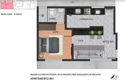 Apartamento para venda em belo horizonte, santa efigênia, 1 dormitório, 1 suíte, 1 banheiro, 1 vaga