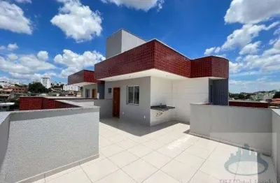 Cobertura para venda em belo horizonte, santa mônica, 2 dormitórios, 1 suíte, 2 banheiros, 2 vagas
