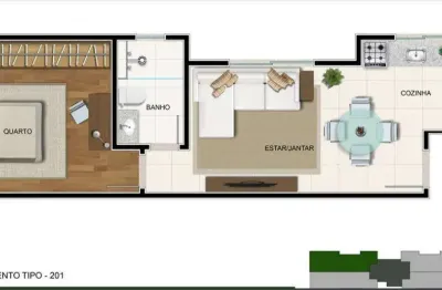 Apartamento para venda em belo horizonte, sagrada família, 1 dormitório, 1 banheiro, 1 vaga