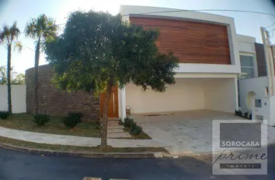 Sobrado com 4 dormitórios à venda, 350 m² por r$ 1.910.000,00 - condomínio village sunset - sorocaba/sp