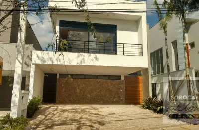 Sobrado com 4 dormitórios à venda, 353 m² por r$ 2.590.000 - condomínio mont blanc - sorocaba/sp, próximo ao shopping iguatemi.