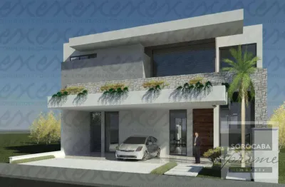 Sobrado com 5 dormitórios à venda, 417 m² por r$ 2.310.000,00 - condomínio village sunset - sorocaba/sp