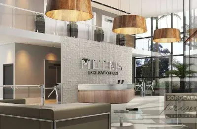 Andar corporativo à venda, 200 m² por r$ 2.000.000,00 - edifício millenia exclusive offices - sorocaba/sp