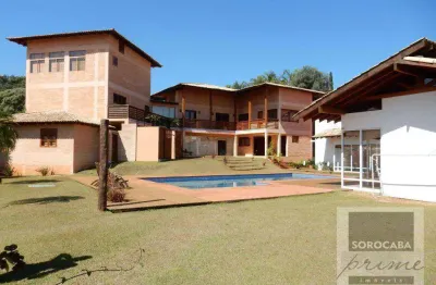 Sobrado com 6 dormitórios, 1500 m² - venda por r$ 5.800.000,00 ou aluguel por r$ 13.100,00/mês - condomínio village vert i - sorocaba/sp
