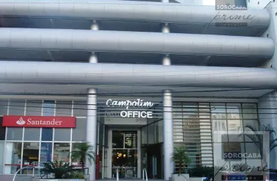 Sala para alugar, 543 m² por r$ 39.000/mês - parque campolim - sorocaba/sp, sala térrea em frente a padaria real.