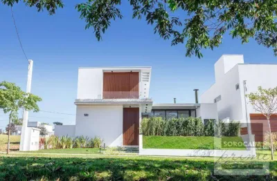 Sobrado com 3 dormitórios à venda, 321 m² por r$ 1.900.000 - condomínio residencial giverny - sorocaba/sp, próximo ao shopping iguatemi.