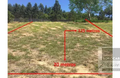 Terreno à venda, 2500 m² por r$ 480.000 - condomínio terras de são lucas - sorocaba/sp, terreno com frente para o lago, excelente localização