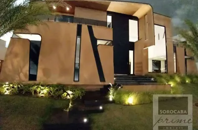 Sobrado com 4 dormitórios à venda, 726 m² por r$ 5.500.000,00 - alphaville nova esplanada i - votorantim/sp