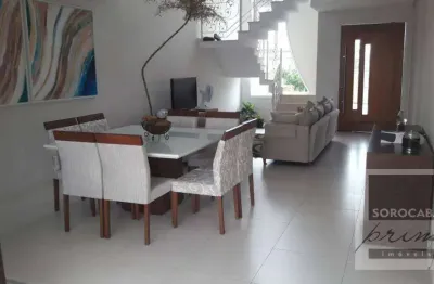 Sobrado com 3 dormitórios à venda, 220 m² por r$ 1.450.000,00 - condomínio ibiti royal park - sorocaba/sp