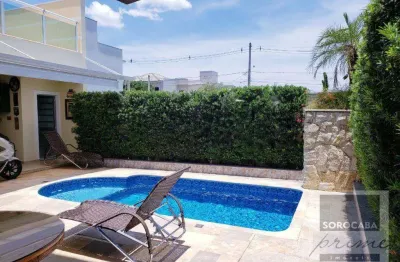 Sobrado com 3 dormitórios à venda, 260 m² por r$ 1.350.000 - condomínio ibiti royal park - sorocaba/sp, próximo ao shopping cidade.
