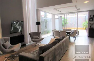 Maravilhoso sobrado com 3 dormitórios à venda, 380 m² por r$ 1.850.000 - condomínio ibiti royal park - sorocaba/sp