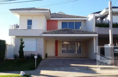 Sobrado com 4 dormitórios à venda, 347 m² por r$ 2.600.000,00 - condomínio village sunset - sorocaba/sp