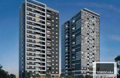 Apartamento lançamento com 2 dormitórios à venda, 66 m² - connect planeta - sorocaba/sp