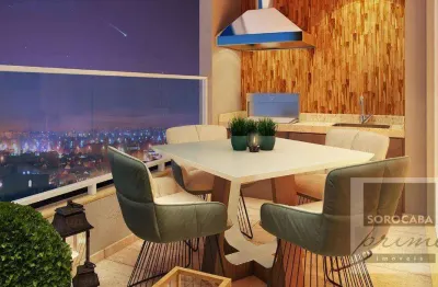Apartamento com 3 dormitórios à venda, 96 m² por r$ 705.000,00 - condomínio residencial la vista moncayo - sorocaba/sp