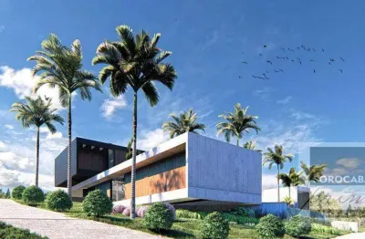 Espetacular sobrado com 5 dormitórios à venda, 1050 m² por r$ 7.900.000 - condomínio saint patrick - sorocaba/sp
