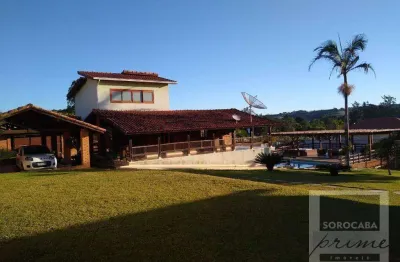 Chácara com 5 dormitórios à venda, 3000 m² por r$ 1.700.000,00 - perímetro urbano - sarapuí/sp
