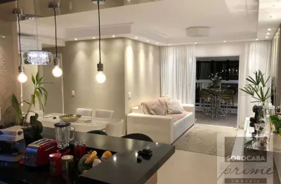 Apartamento com 3 dormitórios à venda, 92 m² por r$ 1.200.000,00 - residencial île notre-dame - sorocaba/sp